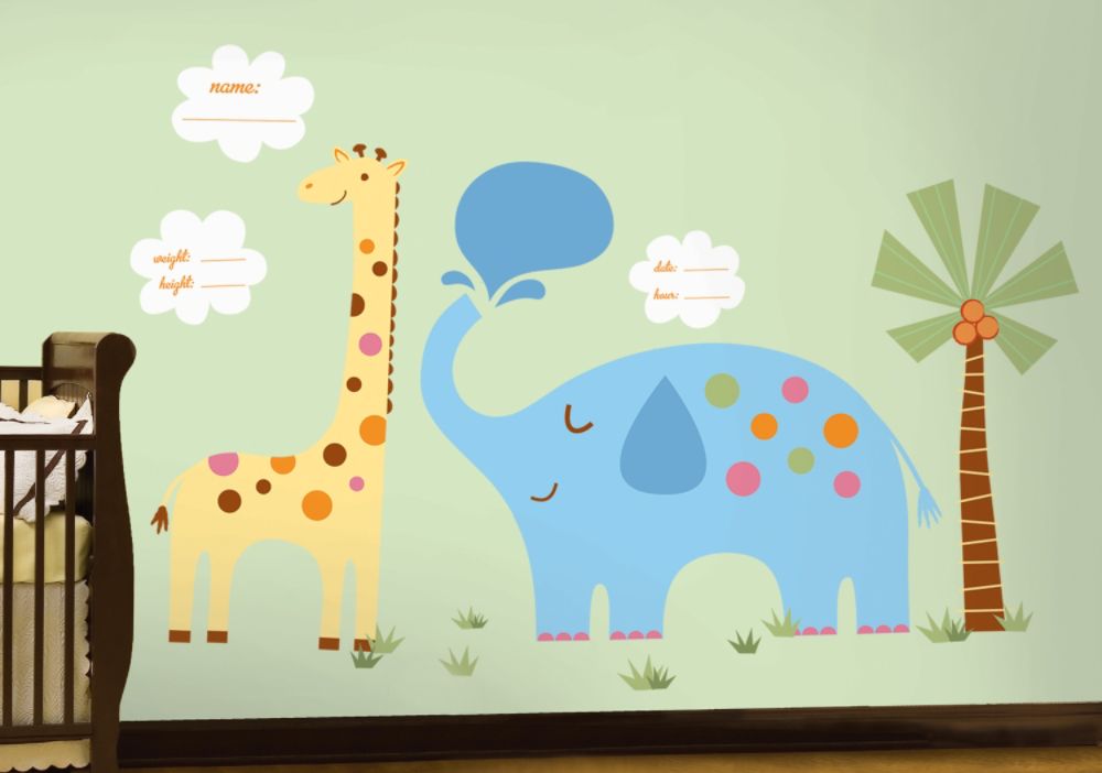 RoomMates it s a Baby Peel & Stick Peel & Stick Giant Wall Decals