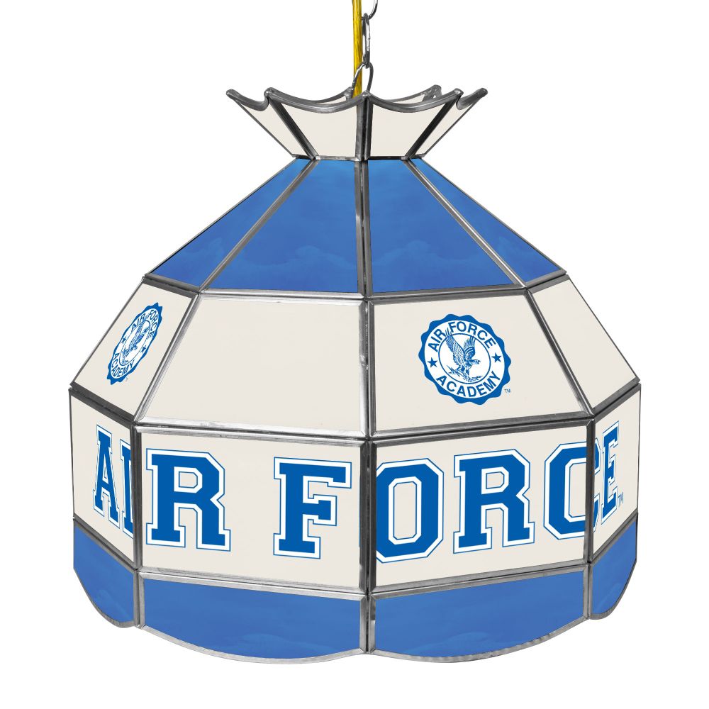 Air Force Falcons&nbsp; 16 inch Stained Glass Tiffany Style Lamp