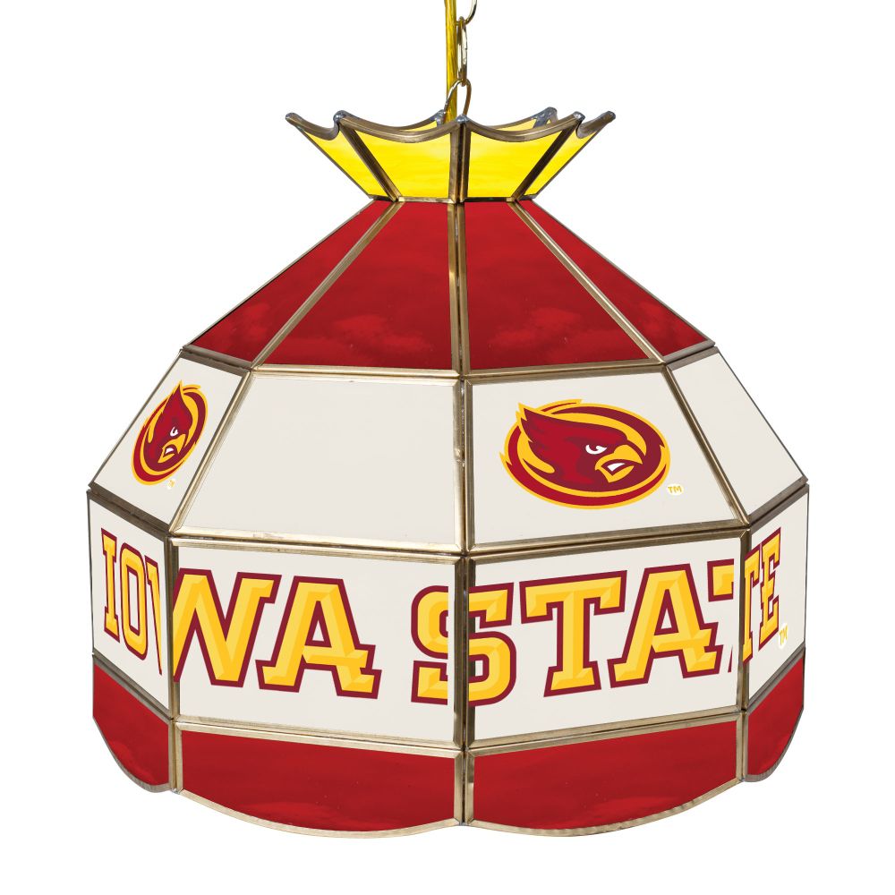 Iowa State University&nbsp; 16 inch Stained Glass Tiffany Style Lamp