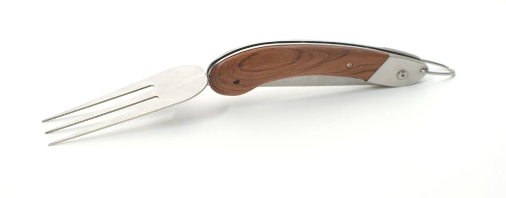 Explorer Rosewood Folding Handle Fork