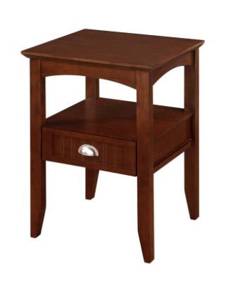 Dorel Asia Aspen Night Stand Walnut Brown