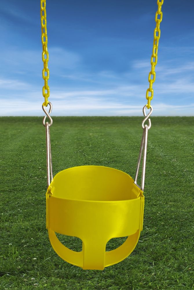 Gorilla PlaySets&nbsp; Full Bucket Swing-Yellow