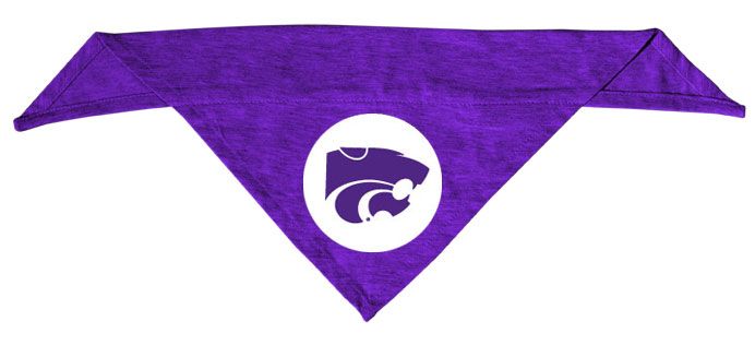 Dog Zone NCAA Pet Bandana-Cotton--Purple-Kansas State U. at Kmart.com