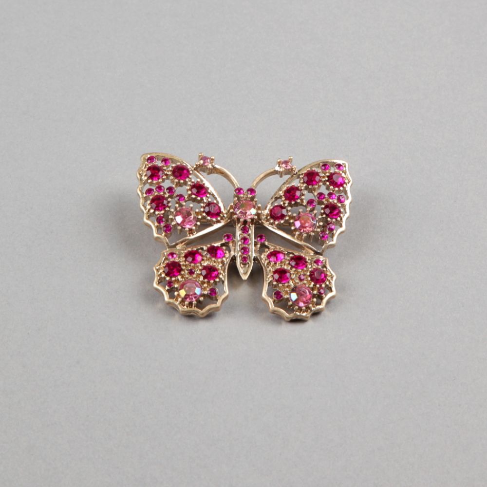 Covington Women s Fashion Pin Multi Stone Butterfly