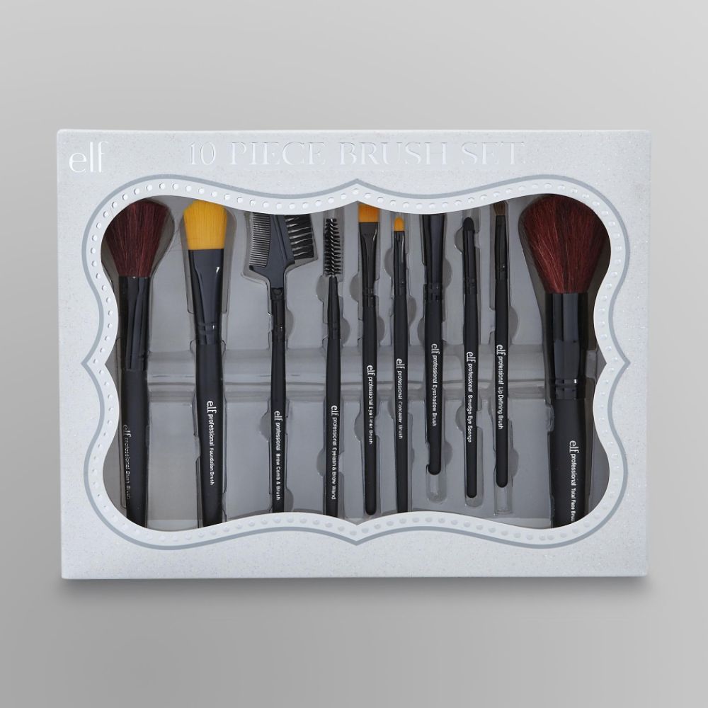 E.L.F. Cosmetics 10-Piece Makeup Brush Set