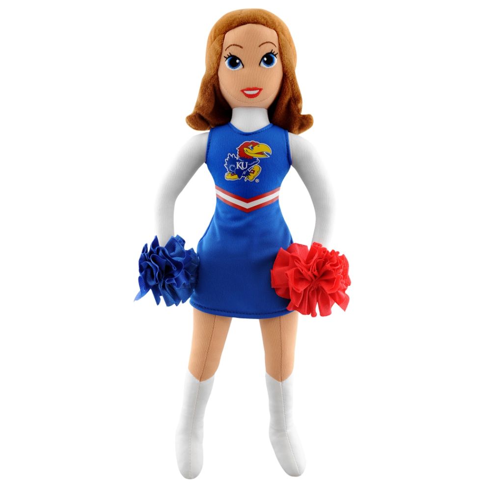 Bleacher Creatures Kansas Jayhawks 16-inch Cheerleader Plush Doll