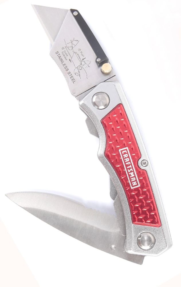 Twin Blade Lockback Knife