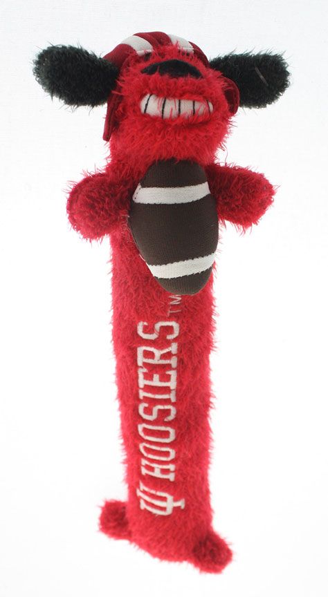 Dog Zone NCAA Loofa Toy for Dog - Indiana University