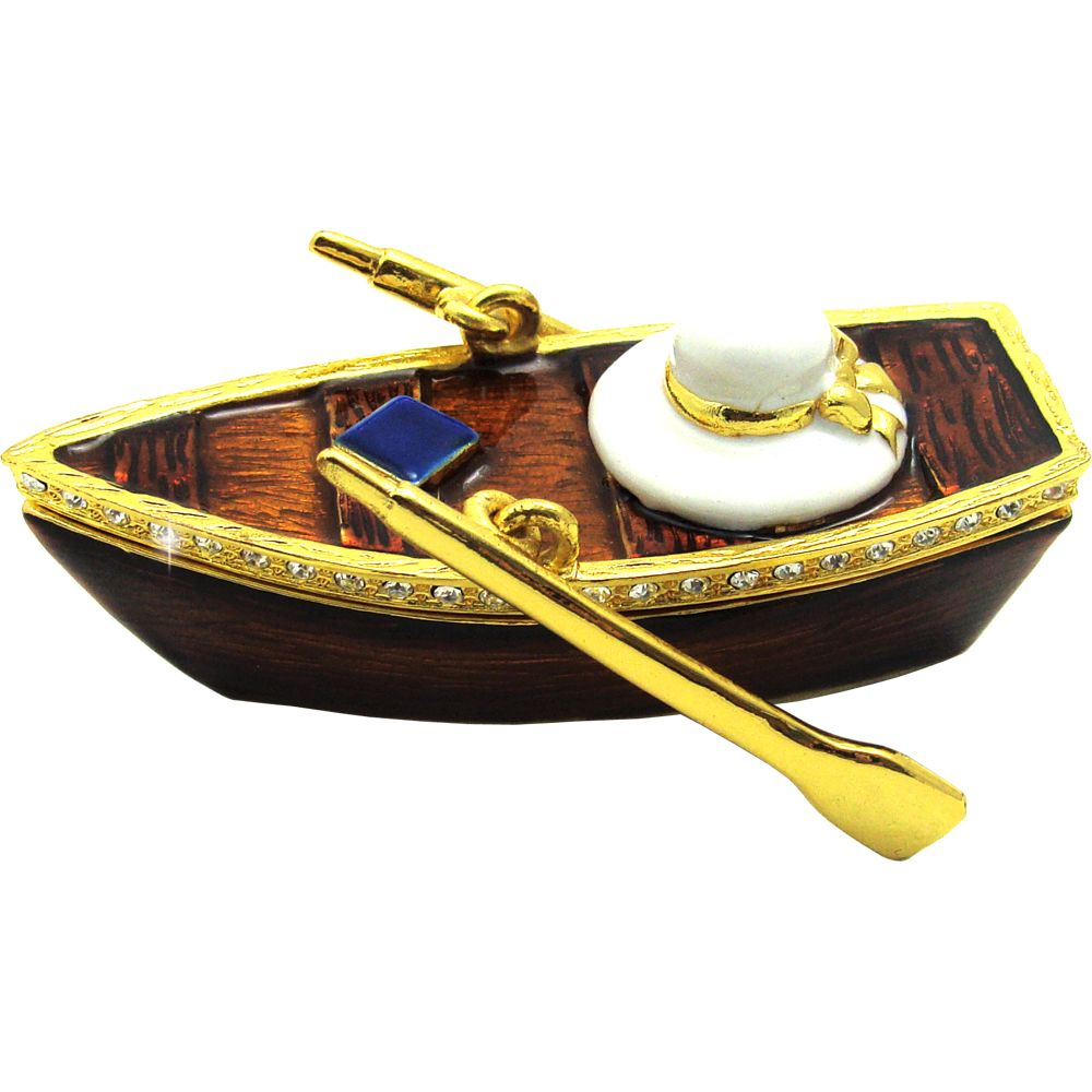 Objet d'Art 'Row Your Boat' Summer Rowboat Trinket Box at Kmart.com