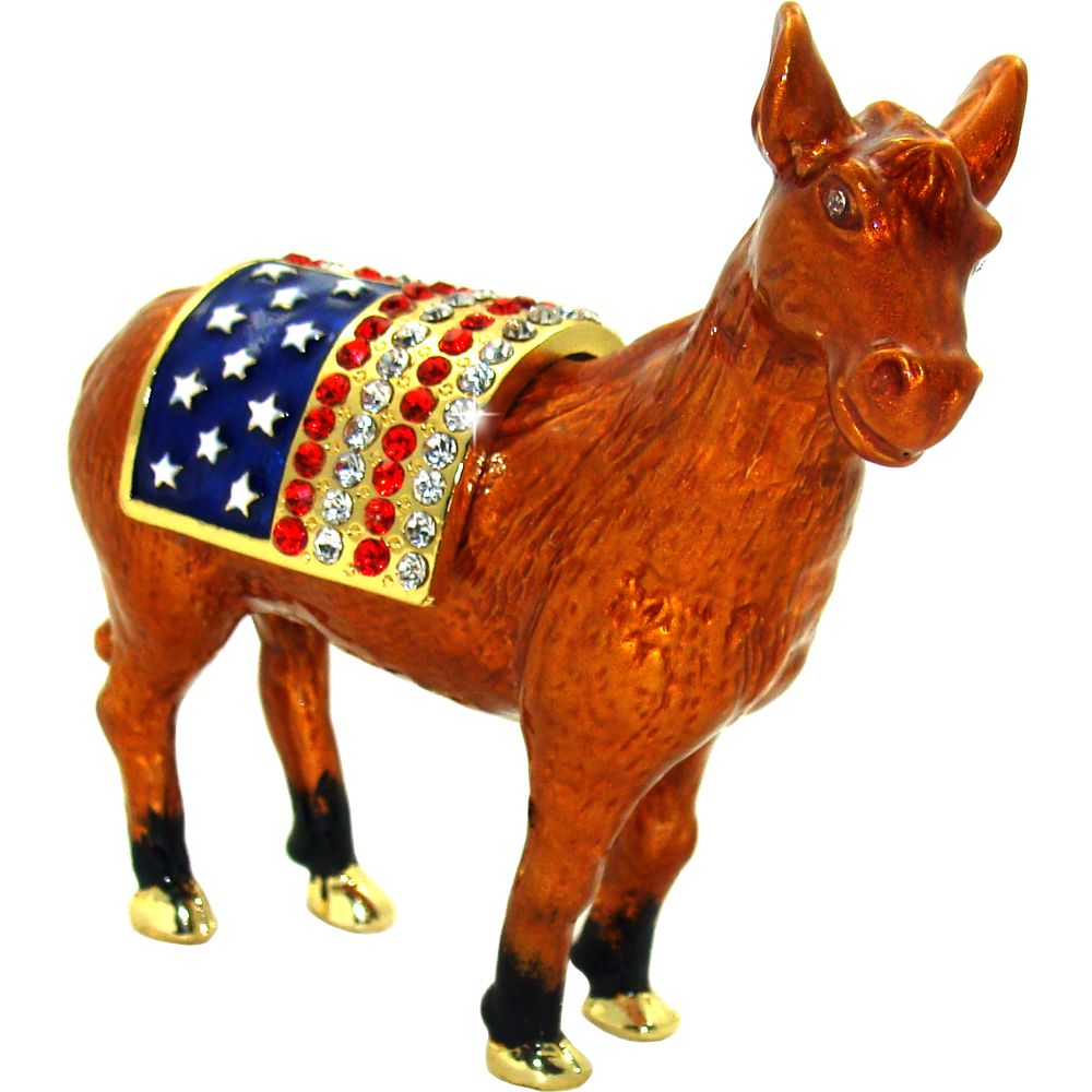 Objet d'Art 'Nast's Donkey' Democrat Icon Trinket Box at Kmart.com