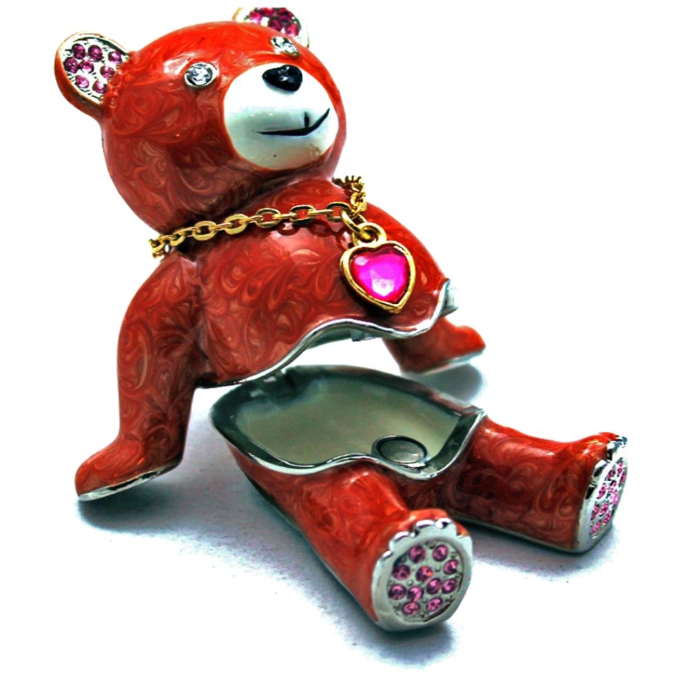 Objet d'Art 'Cappuccino the Bear' Trinket Box at Kmart.com