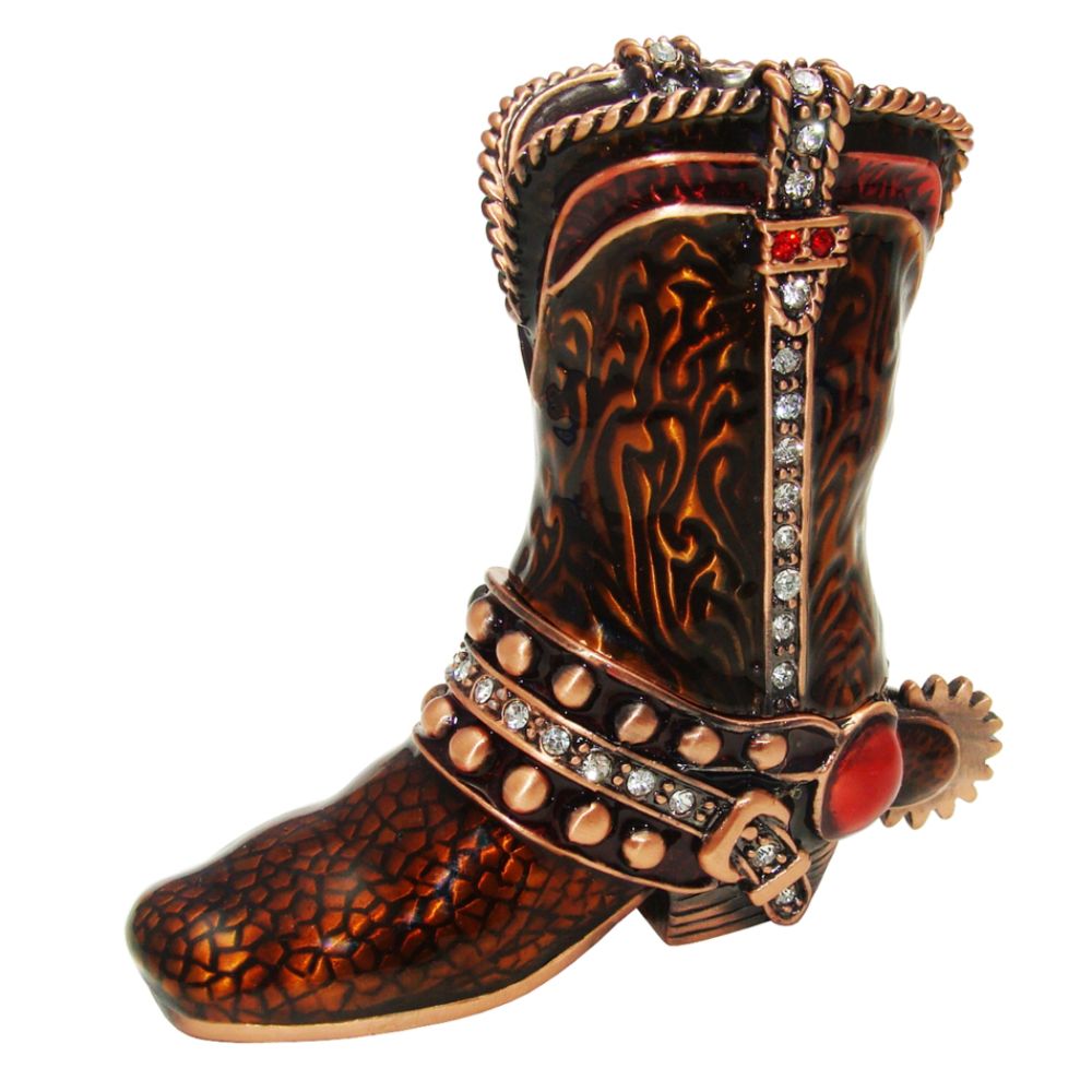 Objet d'art 'Spurs' Cowboy Boot Trinket Box at Kmart.com