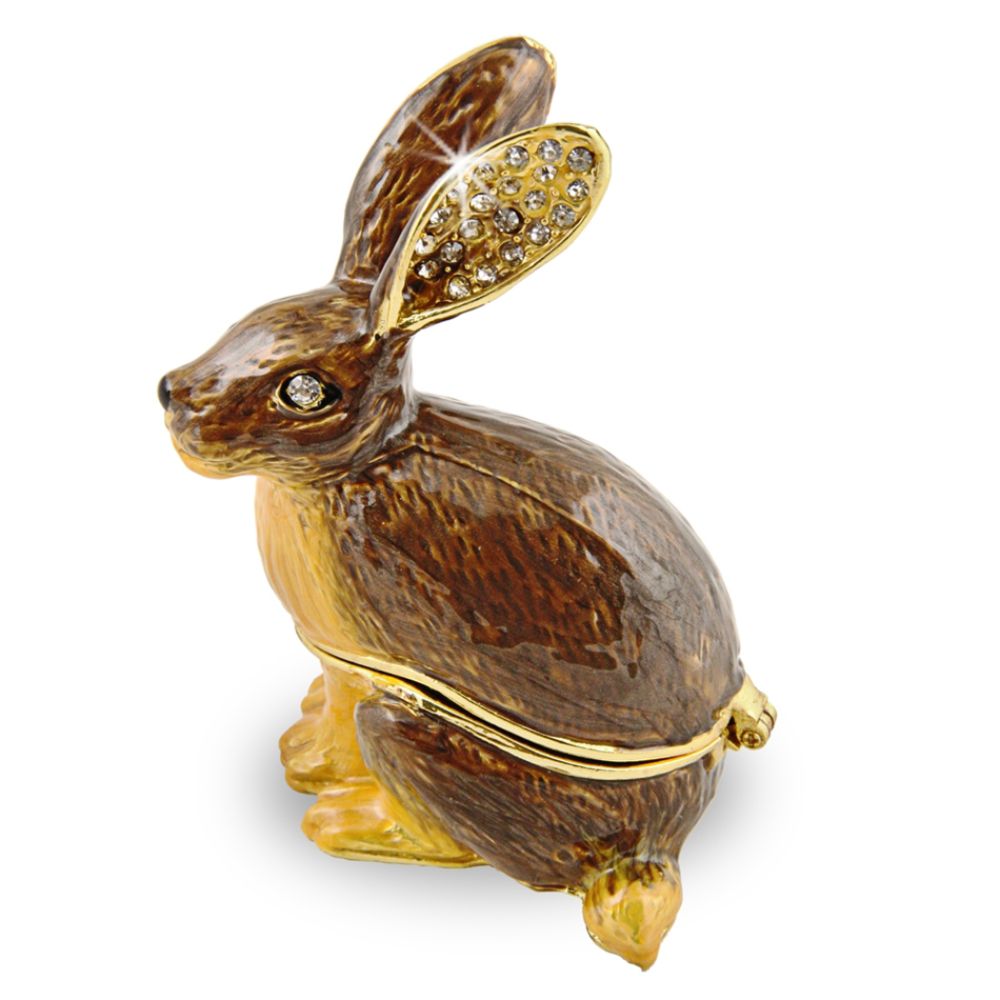 Objet d'art 'Riverine Rabbit' Endangered Bunny Trinket Box at Kmart.com