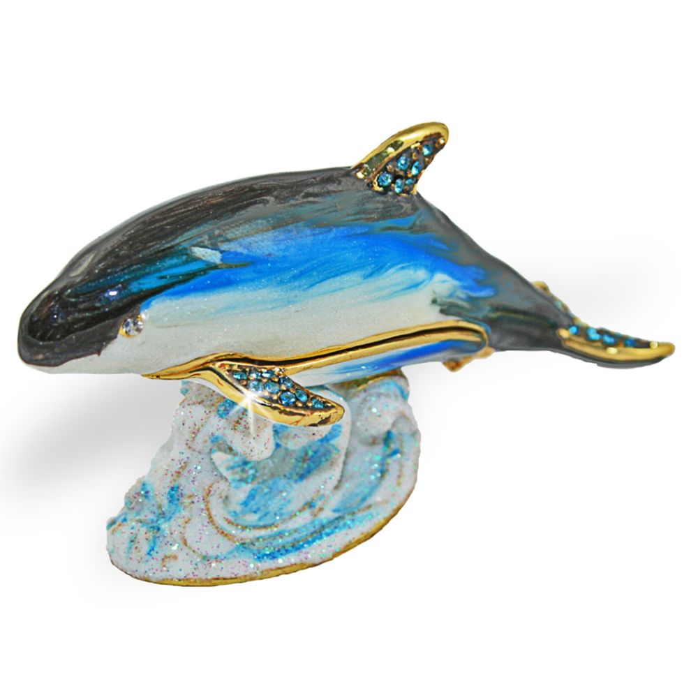 Objet d'art 'Vaquita' Endangered Dolphin Trinket Box at Kmart.com