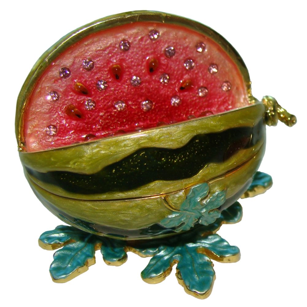 Objet d'art 'Slice' Country Watermelon Fruit Trinket Box at Kmart.com