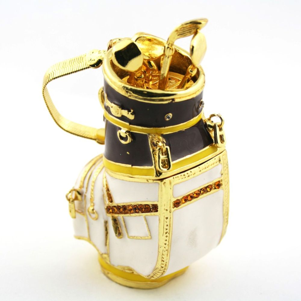Objet d'art 'Tee It Up' Golf Clubs Bag Trinket Box at Kmart.com