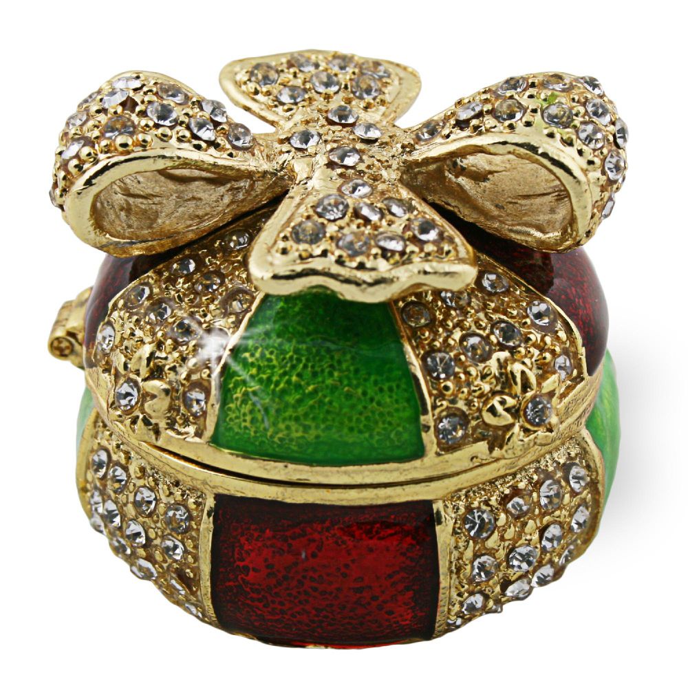 Objet d'art 'Cotillioin' Round Trinket Box at Kmart.com