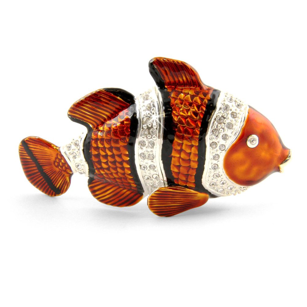 Objet d'art 'Mahalo' Clown Fish Trinket Box at Kmart.com
