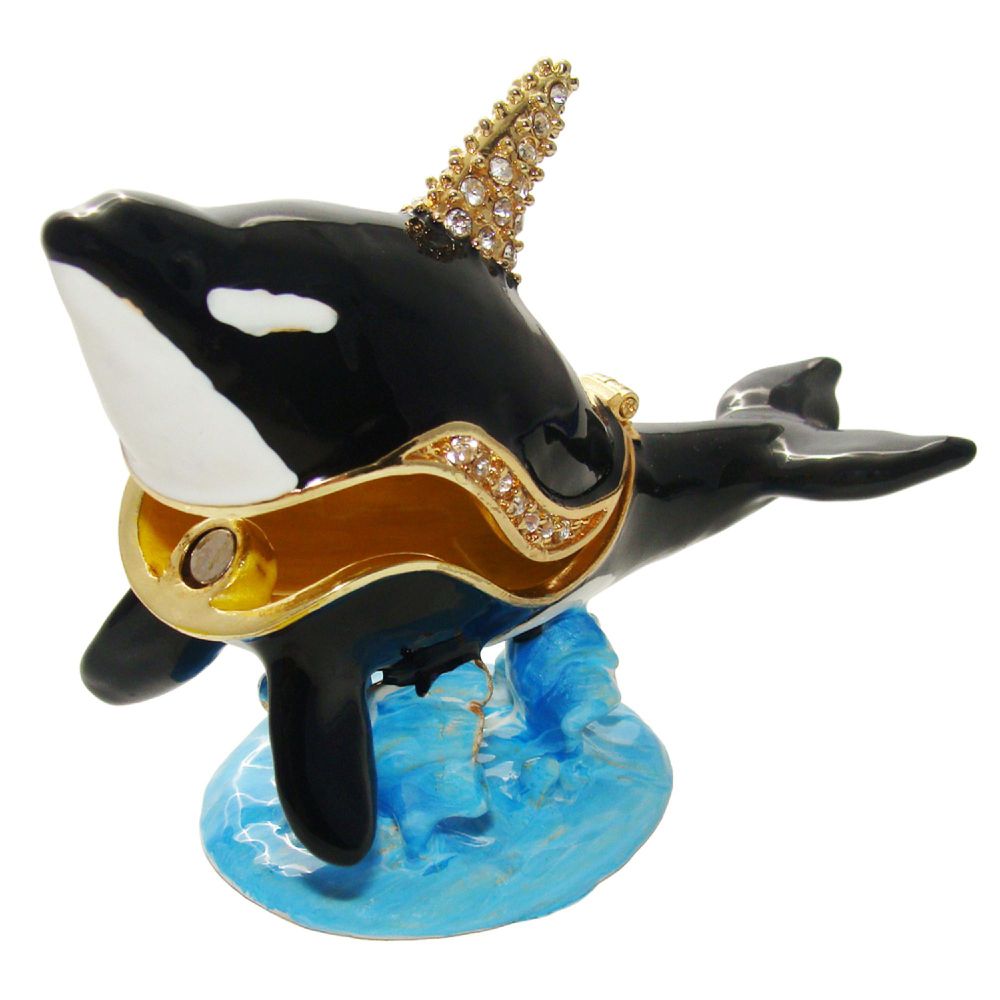 Objet d'art 'Cruiser' Killer Whale Trinket Box at Kmart.com