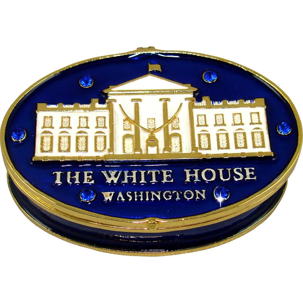 Objet d'art 'Hail To The Chief' White House Trinket Box at Kmart.com