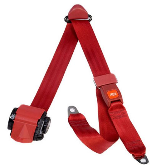 Beams Retractable 3 Point Push Button Lap & Shoulder Belt With 20 Inch Buckle Side Strap at Kmart.com