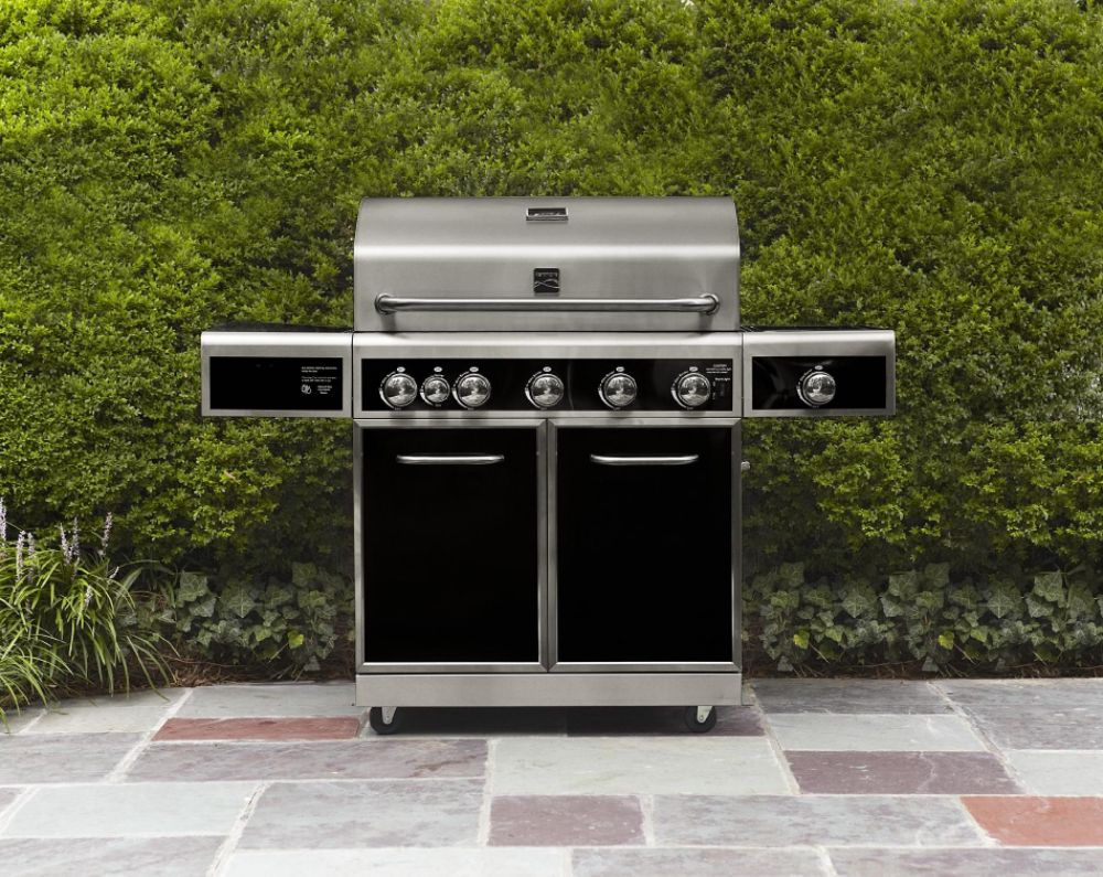 Kenmore 5Burner Gas Grill with Ceramic Searing and Rotisserie Burners