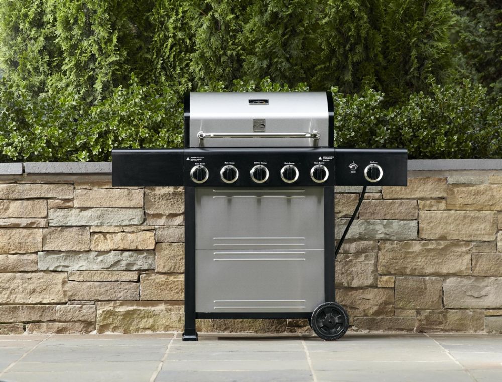 Kenmore&nbsp; 5 Burner LP Gas Grill with Side