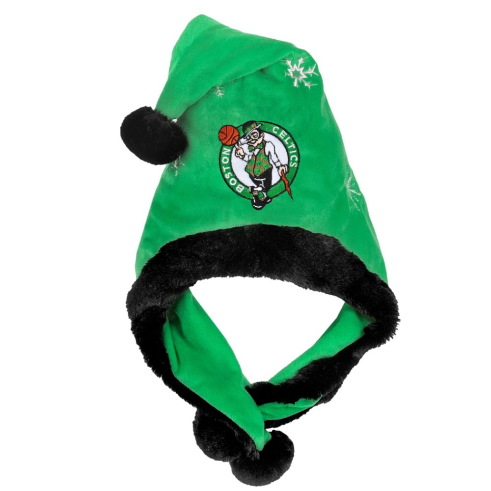 Forever Collectibles Boston Celtics Thematic Santa Hat