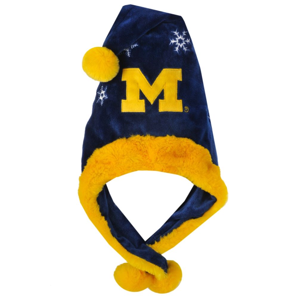 Forever Collectibles Michigan Wolverines Thematic Santa Hat