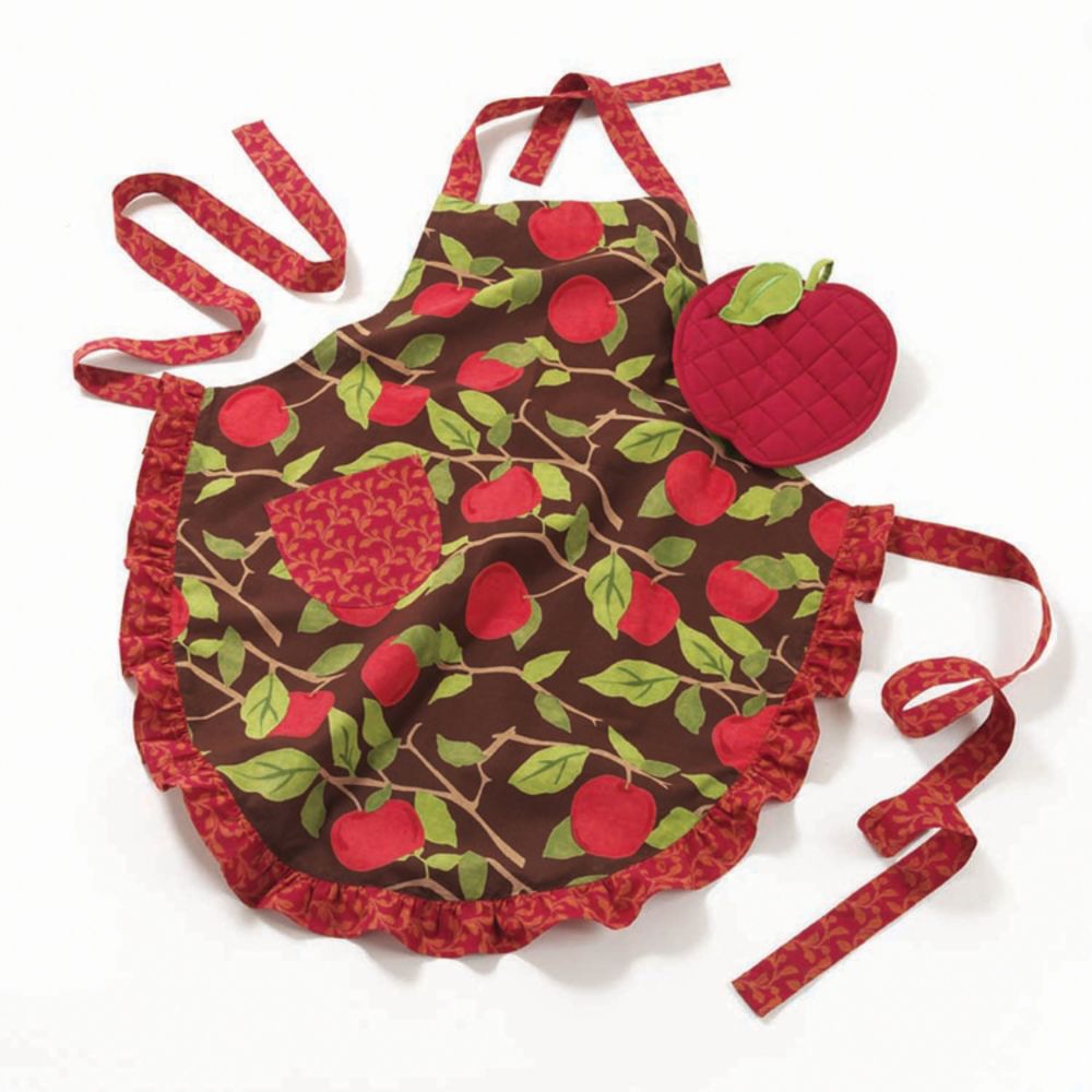 APPLE ORCHARD APRON & POTHOLDER