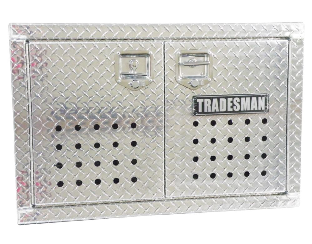 Tradesman&nbsp; TALFMDB36 36-Inch Aluminum Flush Mount Dog Chest, Diamond