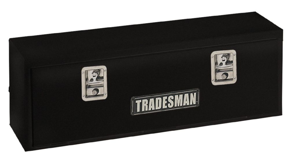 TSTM72BK 72-Inch 22-Gauge Steel Top Rail Mount Box, Black