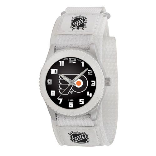 NHL PHILADELPHIA FLYERS ROOKIE WHITE SPORTS WATCH