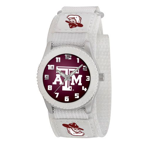 COLLEGE TEXAS A&M ROOKIE WHITE SPORTS WATCH