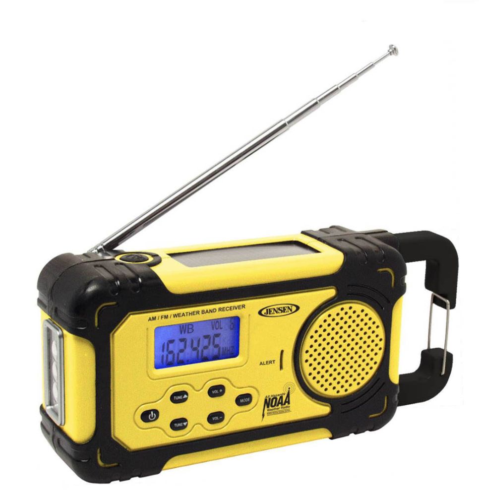 AM/FM Weather Band Radio with Weather Alert and 4 Way Power
