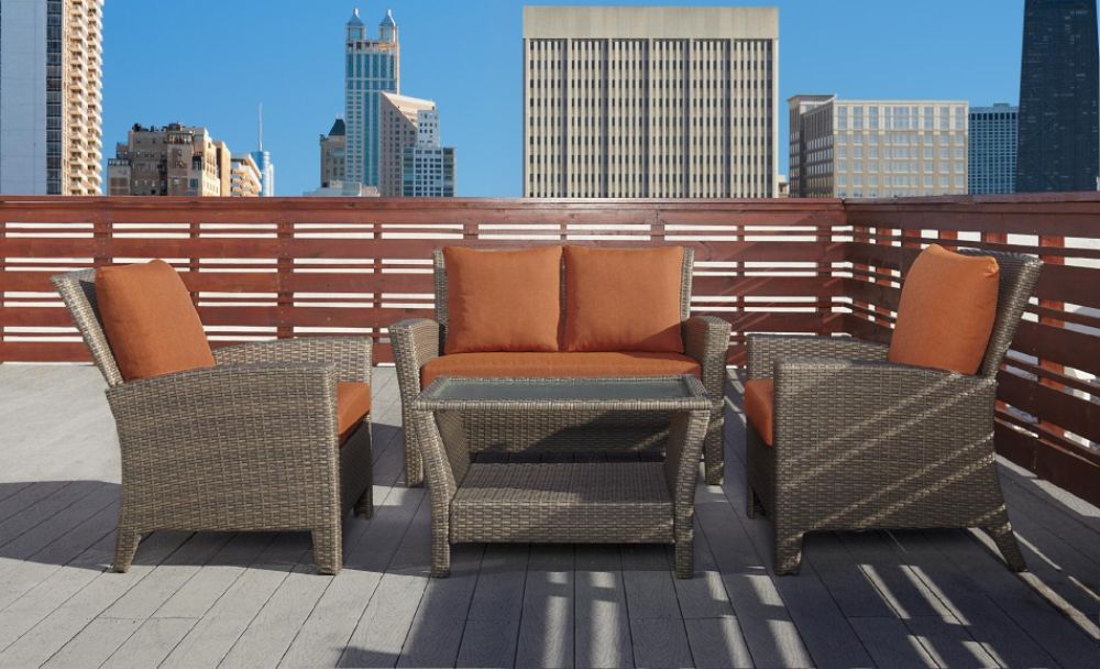 Mackay 4pc Deep Seat Set