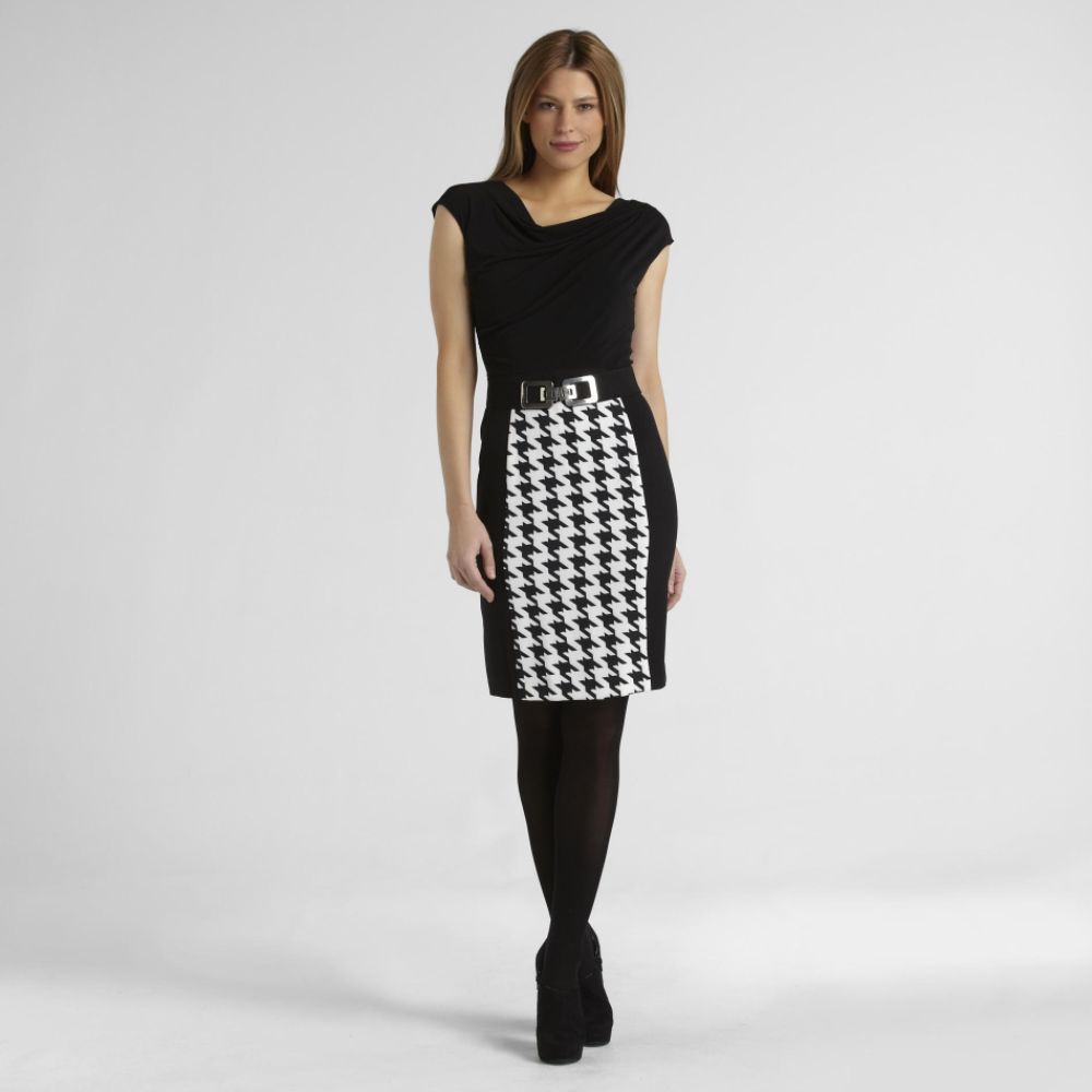 #styleSURPRISE gorgeous houndstooth dress