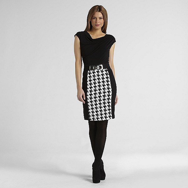 #styleSURPRISE gorgeous houndstooth dress