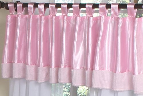 Sweet Jojo Designs Chenille Pink Collection Window Valance