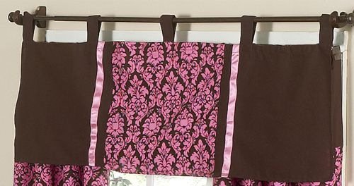 Sweet Jojo Designs Bella Pink Collection Window Valance