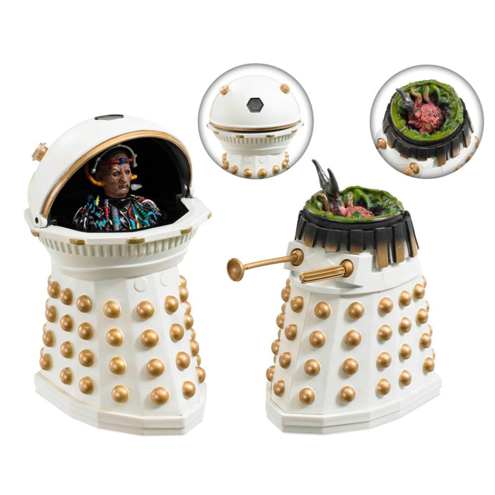 Doctor Who Dalek Emperor Davros and Destroyed Imperial Dalek 5-Inch Action Figure Set Multi-color