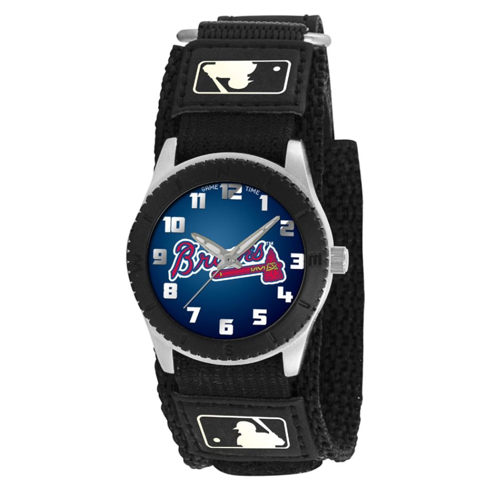 Game Time Watches Atlanta Braves MLB Black Rookie Series Watch