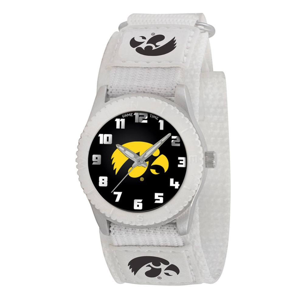 Game Time Watches Iowa Hawkeyes NCAA White Rookie Series Watch