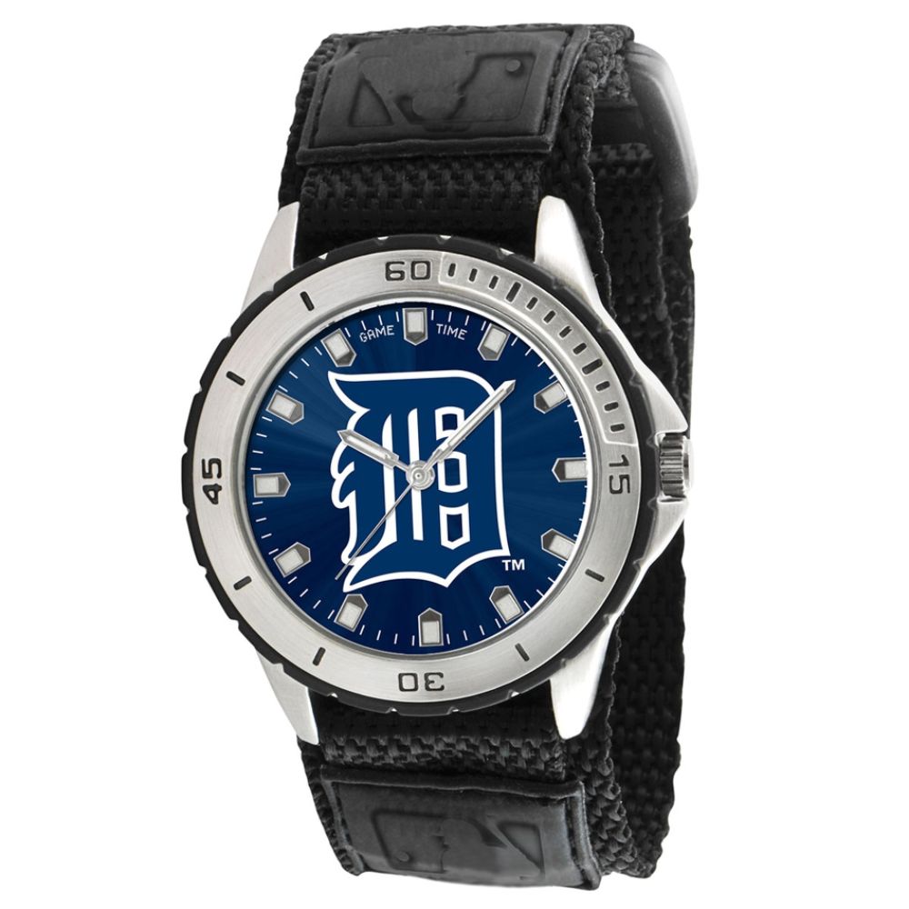 Game Time Watches Detroit Tigers MLB Black Veteran Series Watch