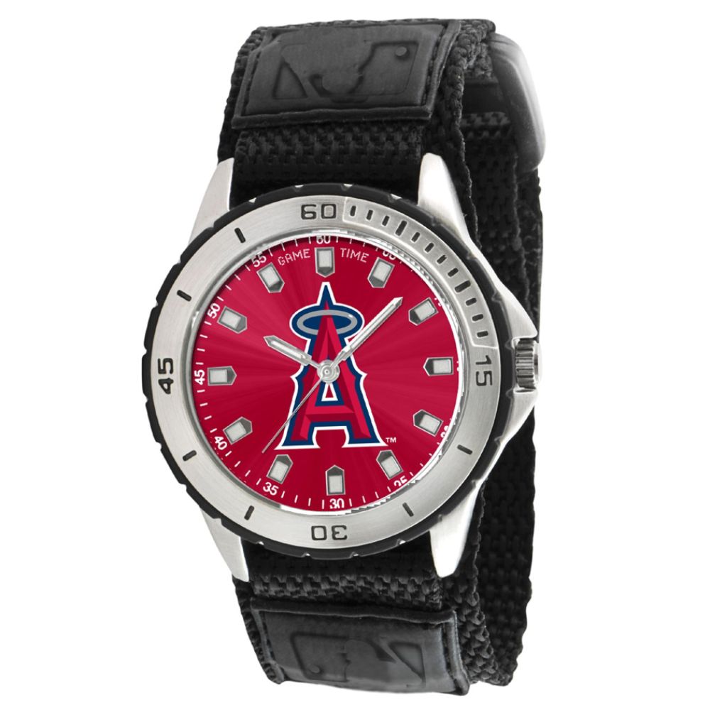Game Time Watches Los Angeles Angels MLB Black Veteran Series Watch