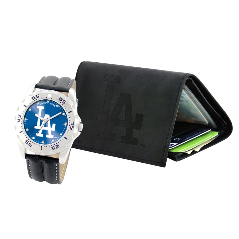Game Time Watches Los Angeles Dodgers MLB Black Veteran Series Watch