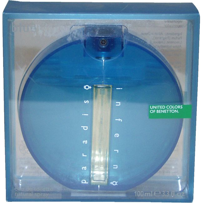 United Colors Of Benetton Paradiso Inferno Blue by United Colors of Benetton for Men - 3.3 oz EDT Spray