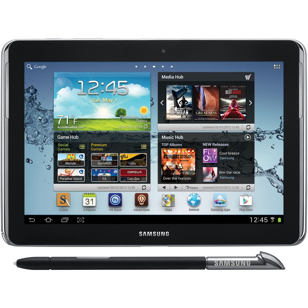 Samsung REFURBISHED 16GB 10.1 In. Galaxy Note Tablet with S Pen - Deep Gray