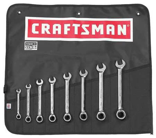 Craftsman&nbsp; CLOSEOUT! 8PC Professional Use 12PT Combination Reversible
