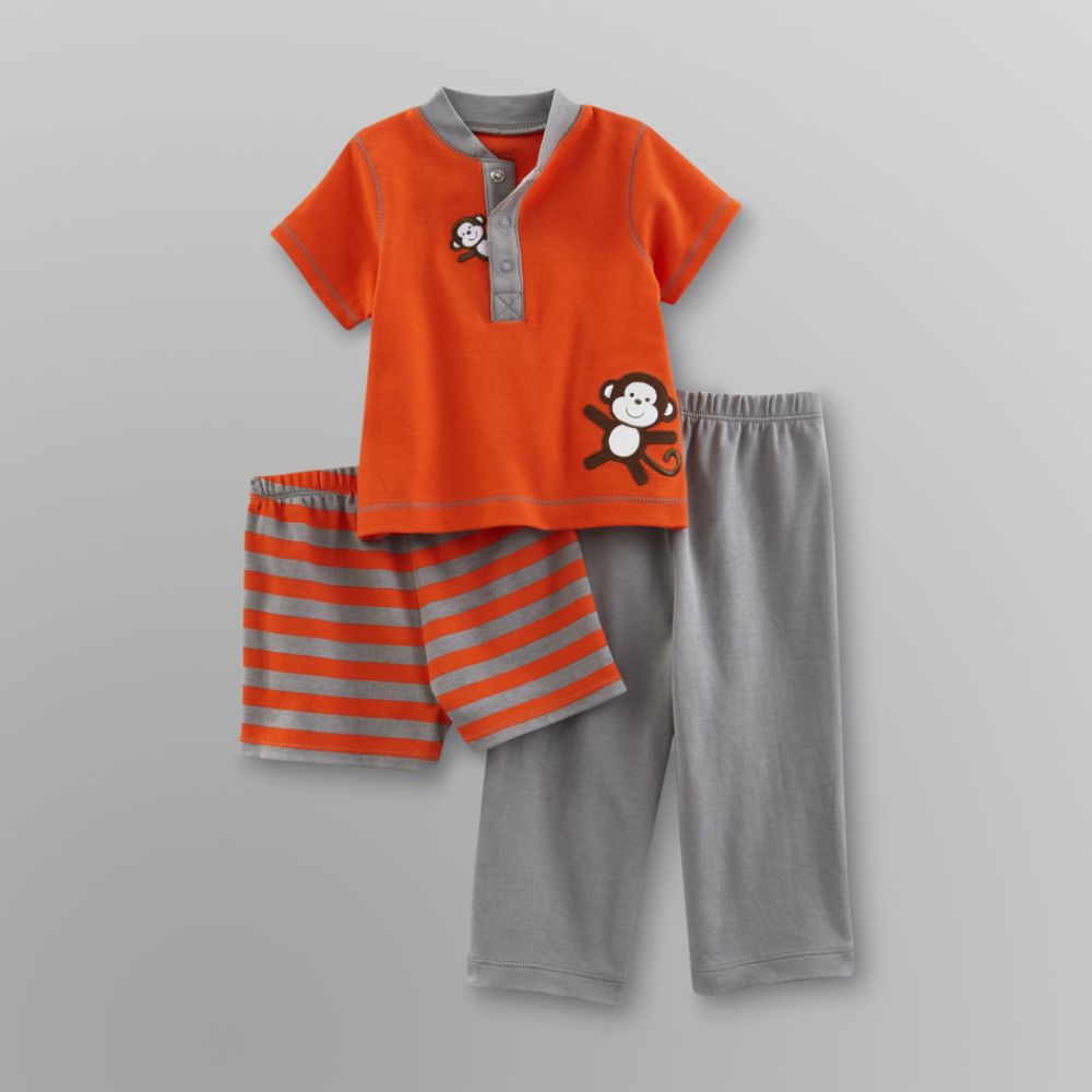 Welcome to the World Infant Boy's Shirt, Pants & Shorts - Monkeys